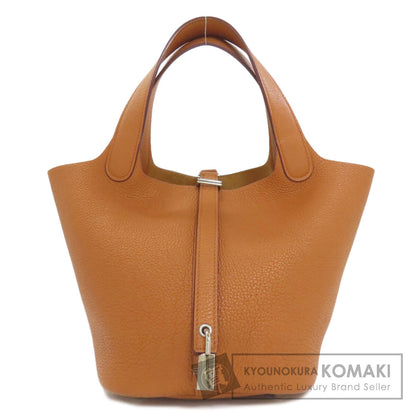 HERMES Picotin Lock PM Toffee SilverHardware Handbag Taurillon Clemence NobiyoLadies [Used]