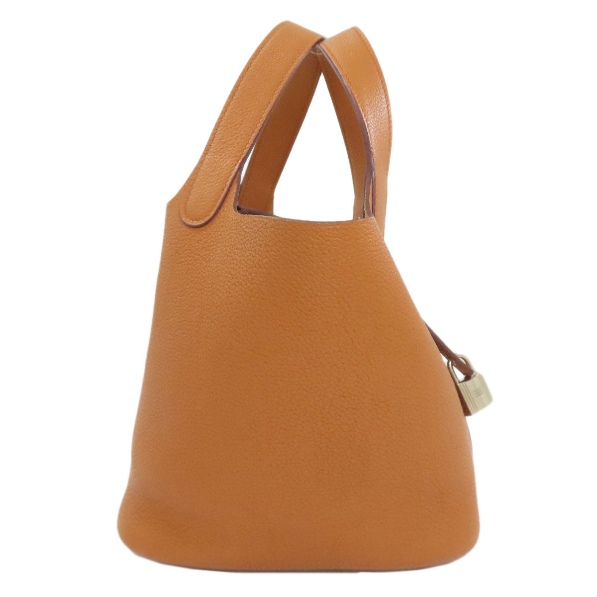 HERMES Picotin Lock PM Toffee SilverHardware Handbag Taurillon Clemence NobiyoLadies [Used]