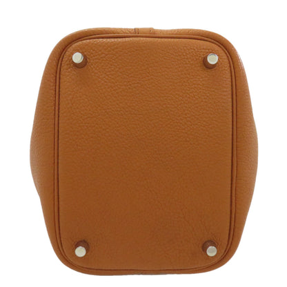 HERMES Picotin Lock PM Toffee SilverHardware Handbag Taurillon Clemence NobiyoLadies [Used]