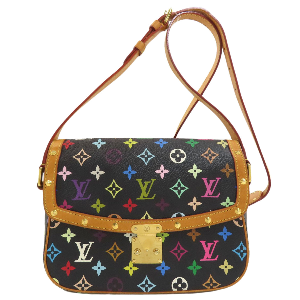 LOUIS VUITTON M92639 Sologne Shoulder Bag Monogram Multicolore canvas Ladies [Used]