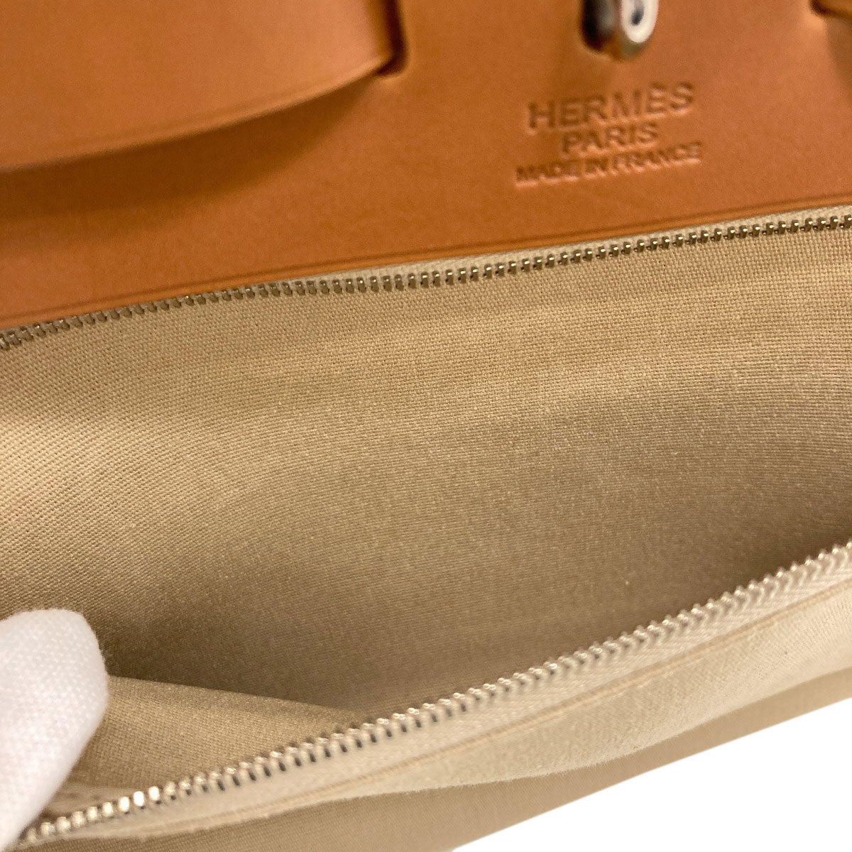 HERMES SilverHardware Airbag Zip 31 Handbag Towar Officche Ladies [Used]
