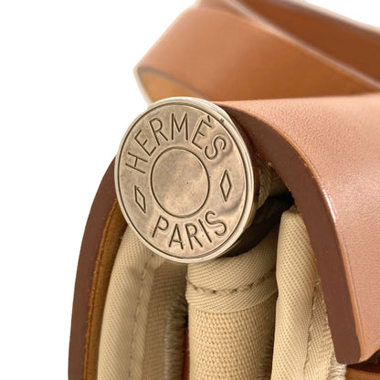 HERMES SilverHardware Airbag Zip 31 Handbag Towar Officche Ladies [Used]