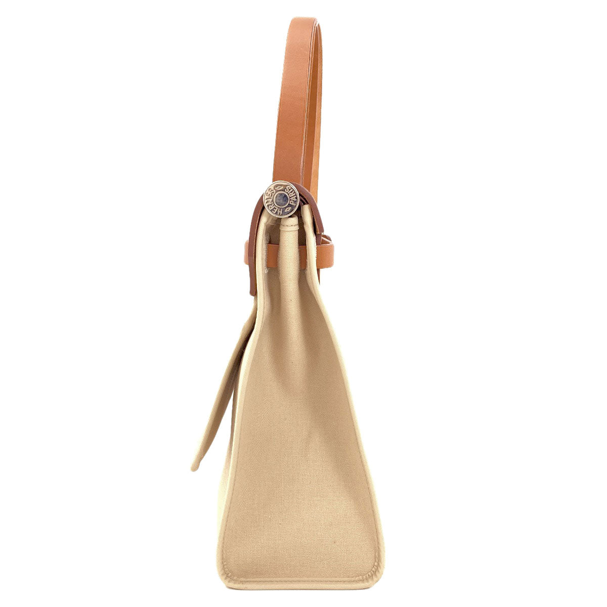 HERMES SilverHardware Airbag Zip 31 Handbag Towar Officche Ladies [Used]