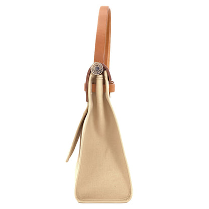 HERMES SilverHardware Airbag Zip 31 Handbag Towar Officche Ladies [Used]