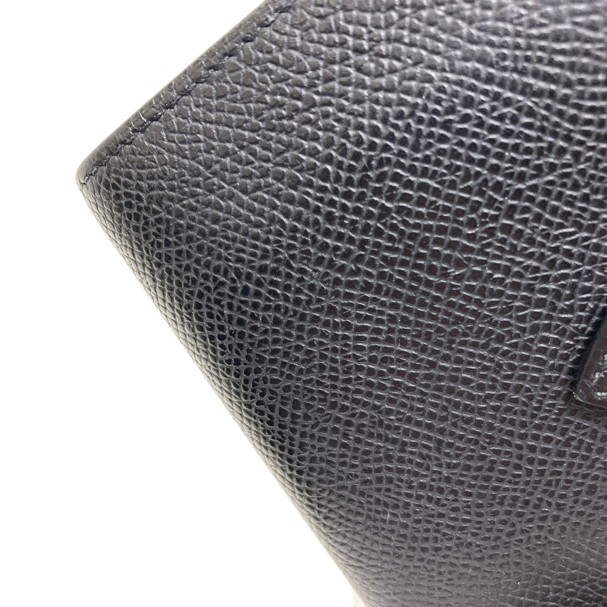 HERMES Bearn Compact SilverHardware Bifold Wallet with Coin Pocket Epsom Ladies [Used]