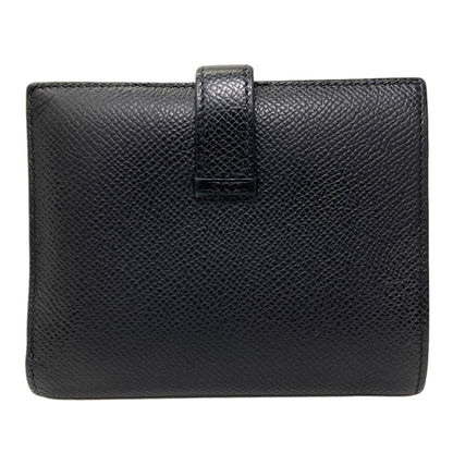 HERMES Bearn Compact SilverHardware Bifold Wallet with Coin Pocket Epsom Ladies [Used]