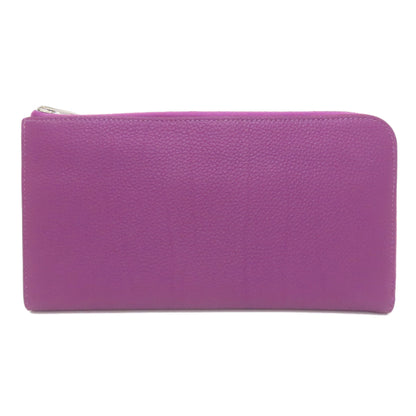 HERMES Remix Combine SilverHardware Long wallet (with coin pocket) Togo Ladies [Used]