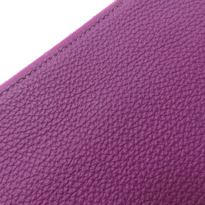 HERMES Remix Combine SilverHardware Long wallet (with coin pocket) Togo Ladies [Used]