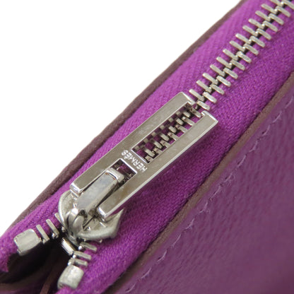HERMES Remix Combine SilverHardware Long wallet (with coin pocket) Togo Ladies [Used]