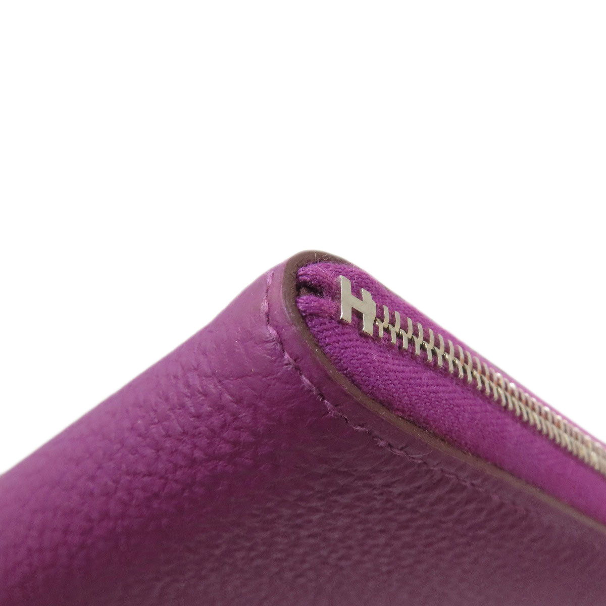 HERMES Remix Combine SilverHardware Long wallet (with coin pocket) Togo Ladies [Used]