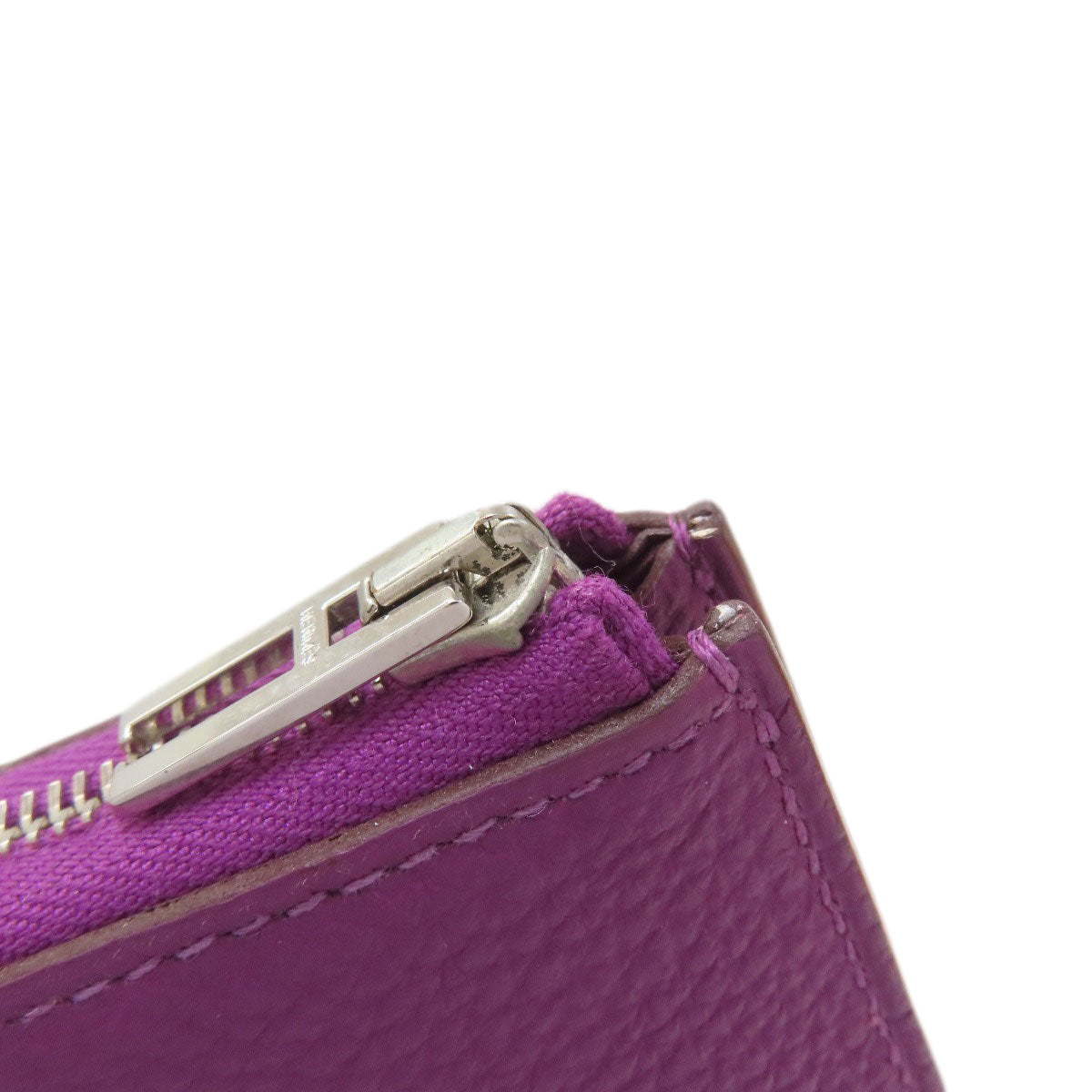 HERMES Remix Combine SilverHardware Long wallet (with coin pocket) Togo Ladies [Used]