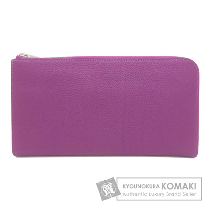 HERMES Remix Combine SilverHardware Long wallet (with coin pocket) Togo Ladies [Used]