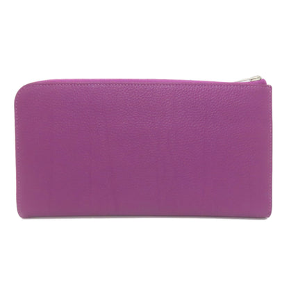 HERMES Remix Combine SilverHardware Long wallet (with coin pocket) Togo Ladies [Used]