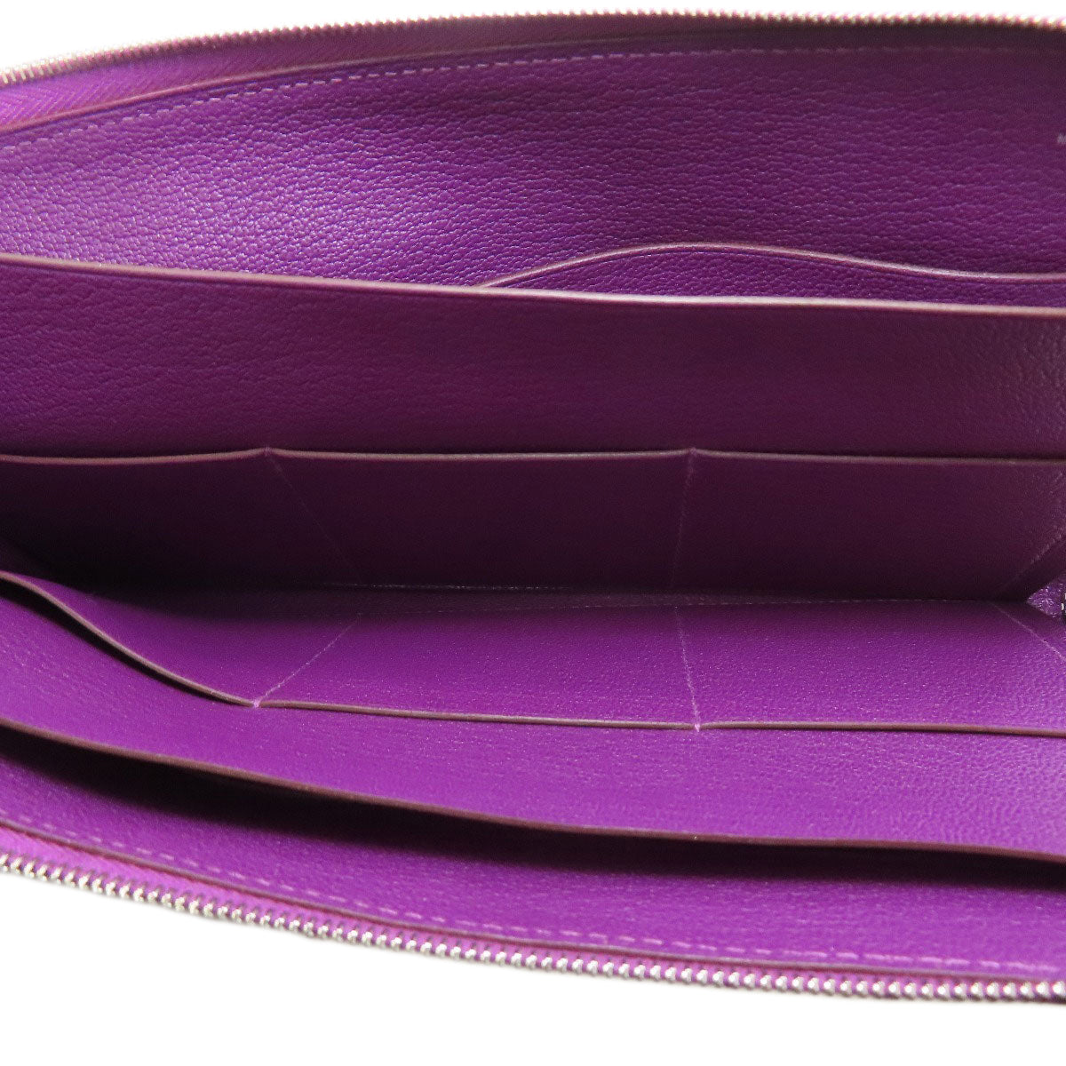 HERMES Remix Combine SilverHardware Long wallet (with coin pocket) Togo Ladies [Used]