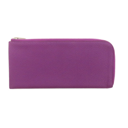 HERMES Remix Combine SilverHardware Long wallet (with coin pocket) Togo Ladies [Used]