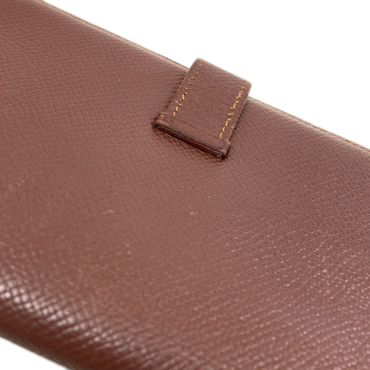 HERMES Bearn Classic GoldHardware Long wallet (with coin pocket) Epsom Ladies [Used]