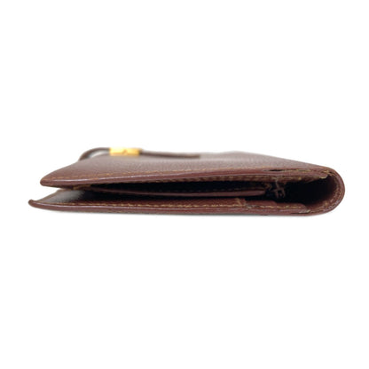 HERMES Bearn Classic GoldHardware Long wallet (with coin pocket) Epsom Ladies [Used]