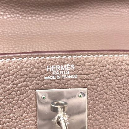 HERMES Kelly 32, internal stitching, Etoupe, SilverHardware Handbag Togo Ladies [Used]