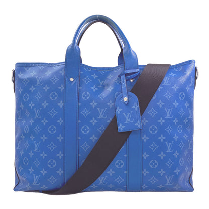 LOUIS VUITTON M31010 Weekend Tote NM Taigarama Handbag Taiga Ladies [Used]
