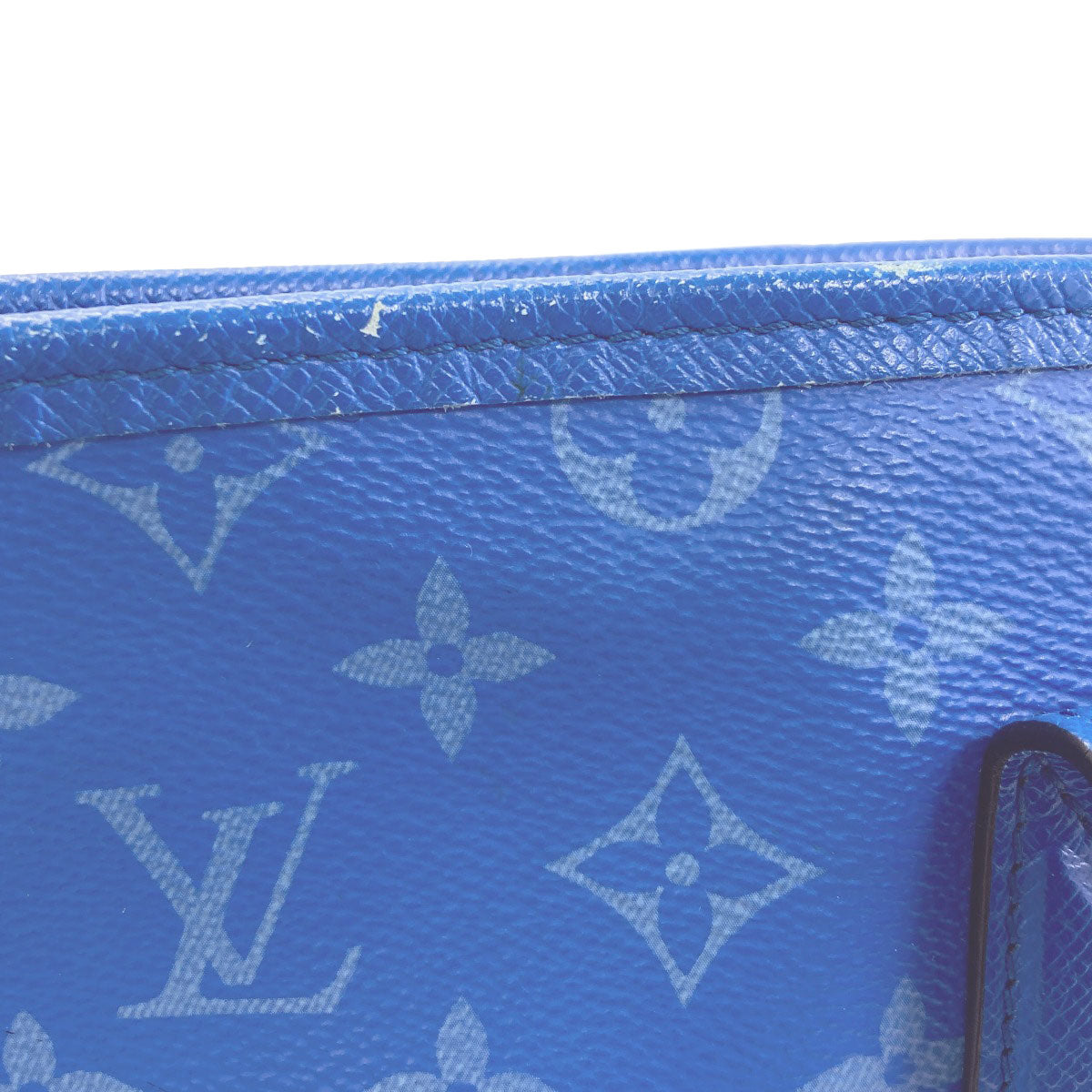 LOUIS VUITTON M31010 Weekend Tote NM Taigarama Handbag Taiga Ladies [Used]