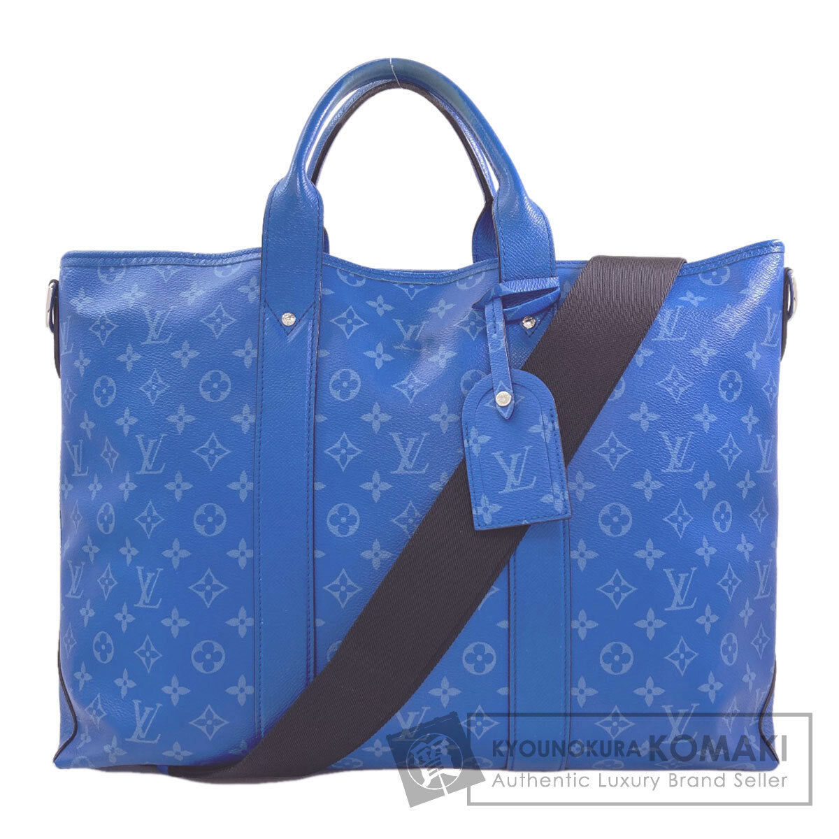 LOUIS VUITTON M31010 Weekend Tote NM Taigarama Handbag Taiga Ladies [Used]
