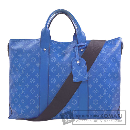 LOUIS VUITTON M31010 Weekend Tote NM Taigarama Handbag Taiga Ladies [Used]