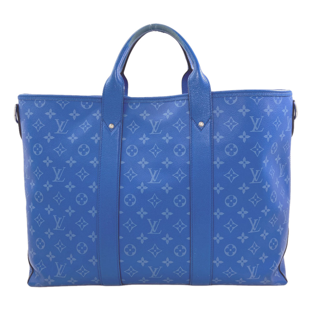 LOUIS VUITTON M31010 Weekend Tote NM Taigarama Handbag Taiga Ladies [Used]