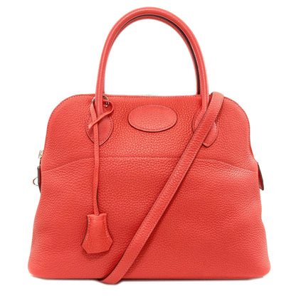 HERMES Bolide31 SilverHardware Handbag Taurillon Clemence Ladies [Used]