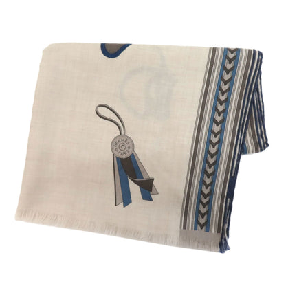 HERMES Rectangle Stall Cashmere SilkLadies [Used]
