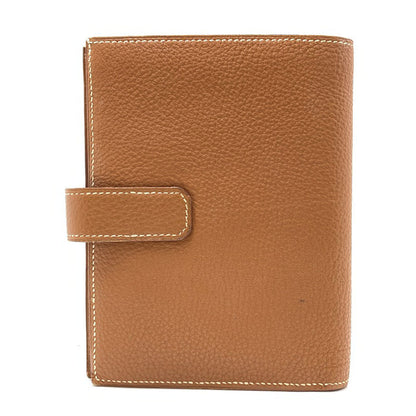 HERMES Jura Gold Hardware Bifold Wallet with Coin Pocket Ardennes Ladies [Used]