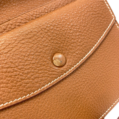 HERMES Jura Gold Hardware Bifold Wallet with Coin Pocket Ardennes Ladies [Used]