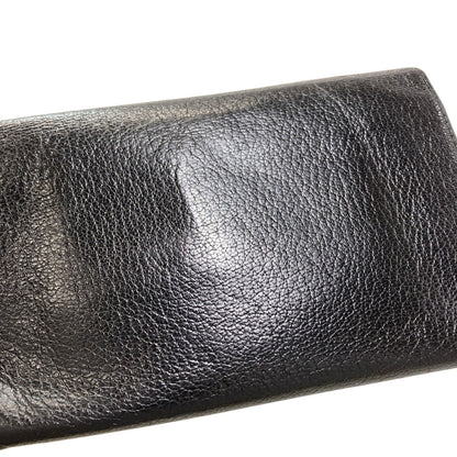 CHANEL COCO Mark SilverHardware Long wallet (with coin pocket) Calf Ladies [Used]