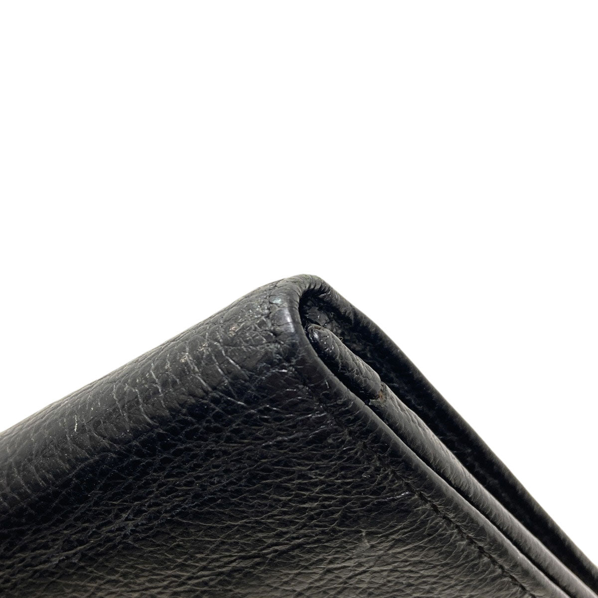 CHANEL COCO Mark SilverHardware Long wallet (with coin pocket) Calf Ladies [Used]