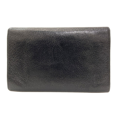 CHANEL COCO Mark SilverHardware Long wallet (with coin pocket) Calf Ladies [Used]