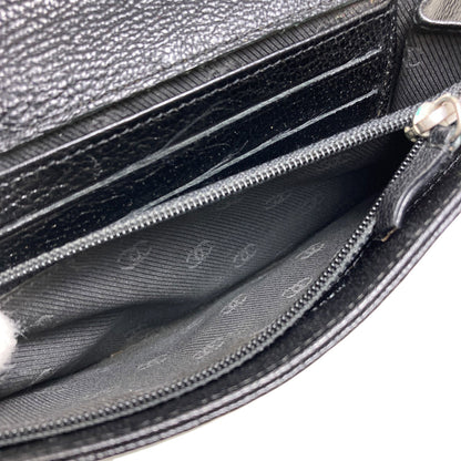 CHANEL COCO Mark SilverHardware Long wallet (with coin pocket) Calf Ladies [Used]