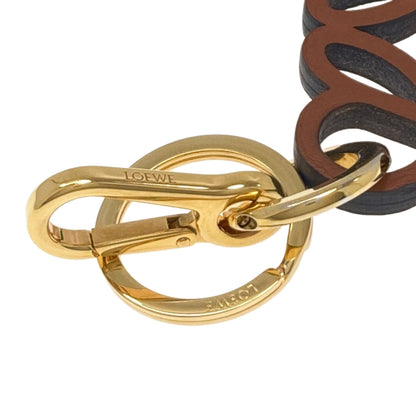 LOEWE anagram key ring Leather Ladies [Used]