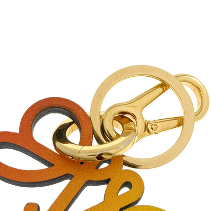LOEWE anagram key ring Leather Ladies [Used]
