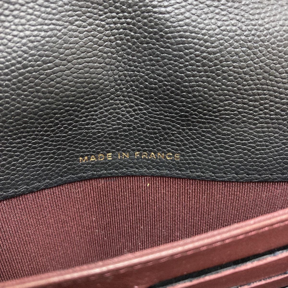 CHANEL 27723991 V Stitch COCO Mark GoldHardware Long wallet (with coin pocket) Soft Grained Calfskin Ladies [Used]