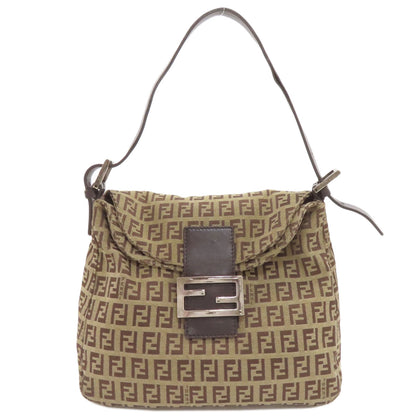 FENDI Mamma bucket Zucchino Handbag Canvas Ladies [Used]