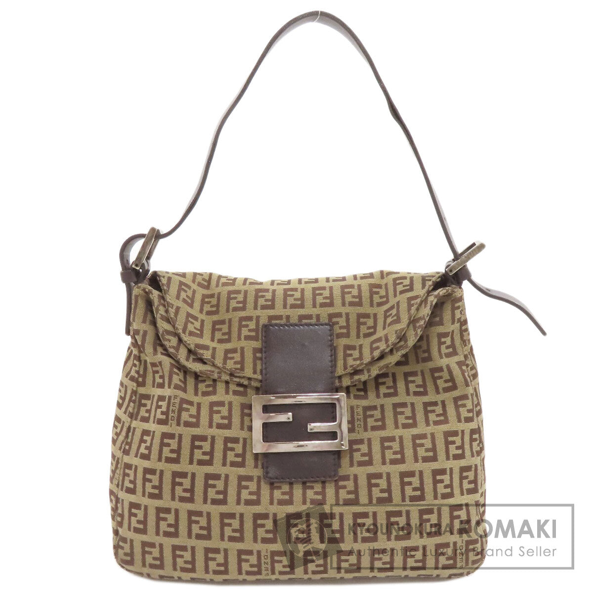 FENDI Mamma bucket Zucchino Handbag Canvas Ladies [Used]