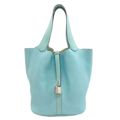 HERMES Picotin Lock Touch MM SilverHardware Handbag Taurillon Clemence Ladies [Used]