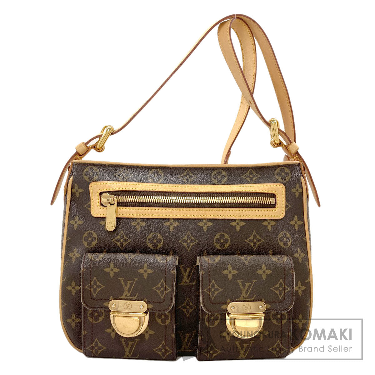 LOUIS VUITTON M40045 Hudson GM Tote Bag Monogram canvas Ladies [Used]