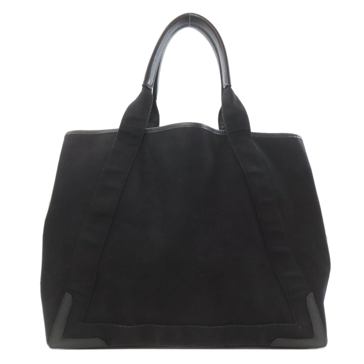 BALENCIAGA 339936 NAVY CABAS M Tote Bag Canvas Ladies [Used]