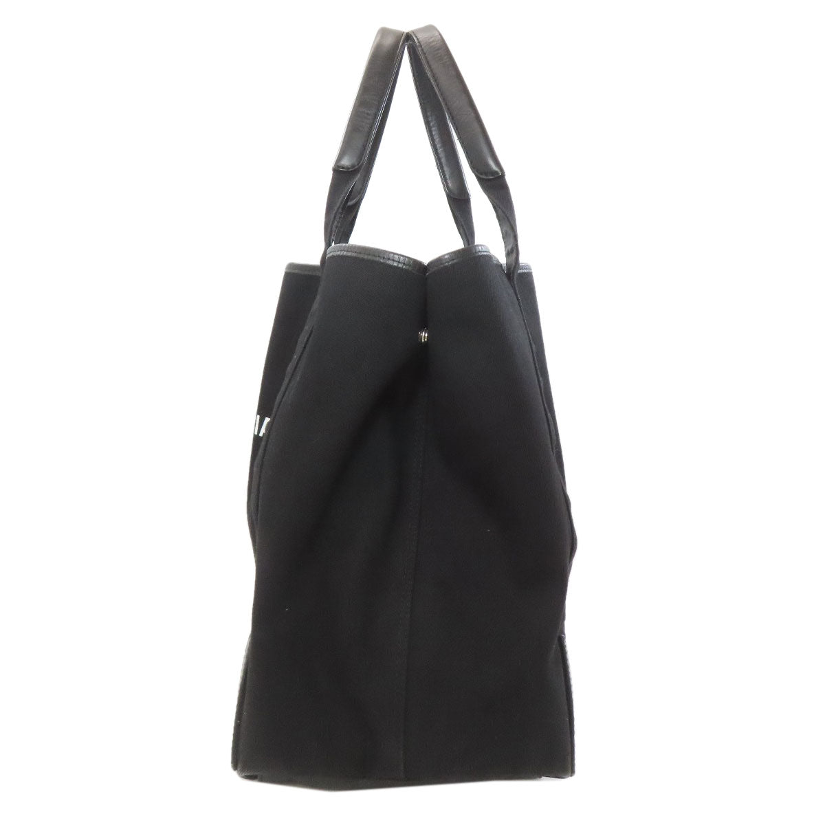 BALENCIAGA 339936 NAVY CABAS M Tote Bag Canvas Ladies [Used]