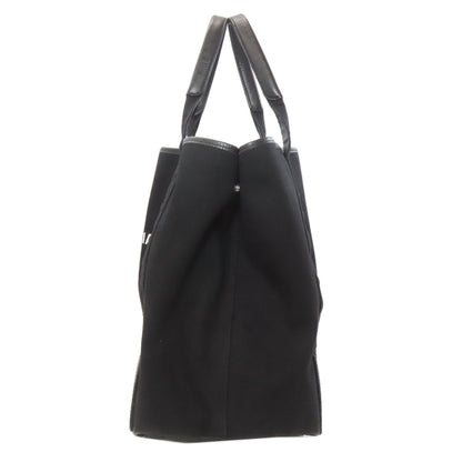 BALENCIAGA 339936 NAVY CABAS M Tote Bag Canvas Ladies [Used]