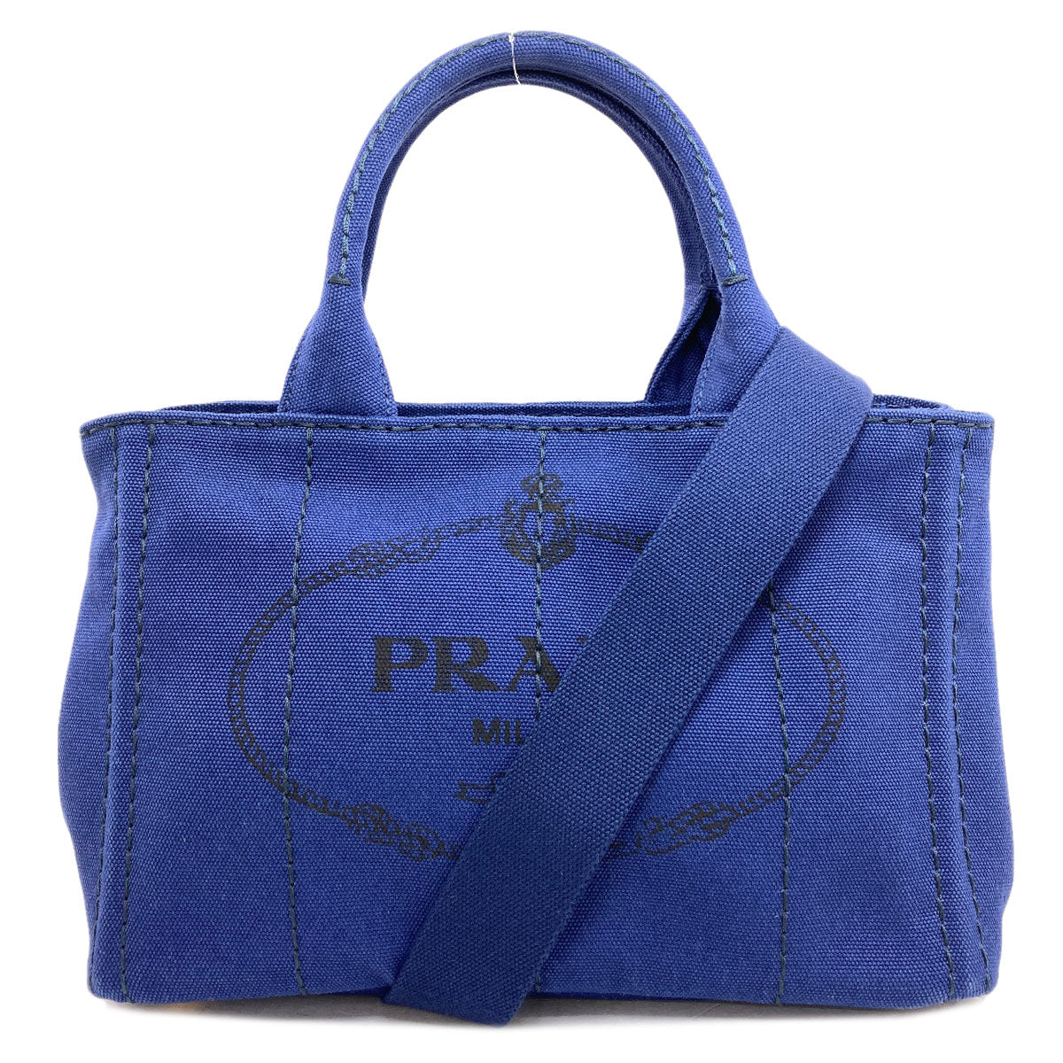 PRADA Canapa mini 2 WAY Handbag Canvas Ladies [Used]