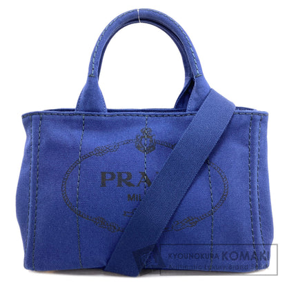 PRADA Canapa mini 2 WAY Handbag Canvas Ladies [Used]