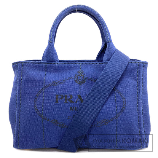PRADA Canapa mini 2 WAY Handbag Canvas Ladies [Used]