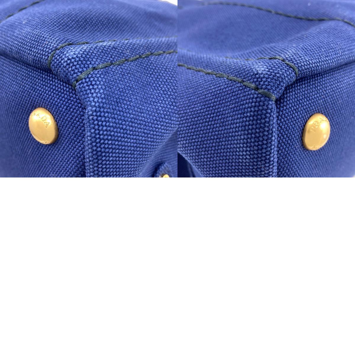 PRADA Canapa mini 2 WAY Handbag Canvas Ladies [Used]