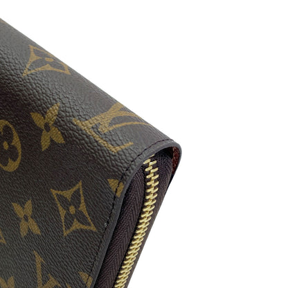 LOUIS VUITTON M42616 Zippy wallet Long wallet (with coin pocket) Monogram canvas Ladies [Used]